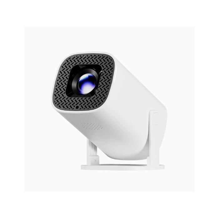 Mini projecteur portable 1080P WiFi6 Bluetooth 5.0 Android 11 compact design carré vidéo projecteur blanc home cinéma