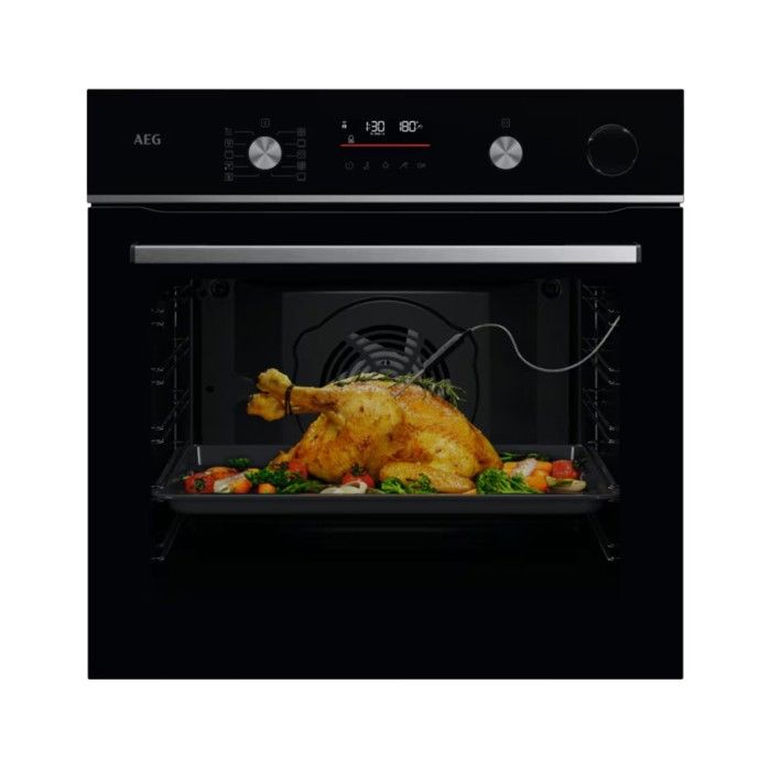 Four Électrique AEG Series 6000 OR6PB51WSB – 72L, 3390W, Pyrolyse, SteamCrisp - vue 1