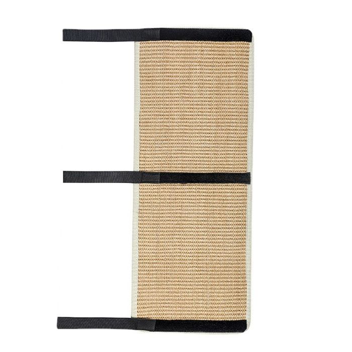 Griffoir en sisal pour chat 25 x 50 cm grattoir résistant à labrasion protection des pieds de table et du canapé anti‑griffe