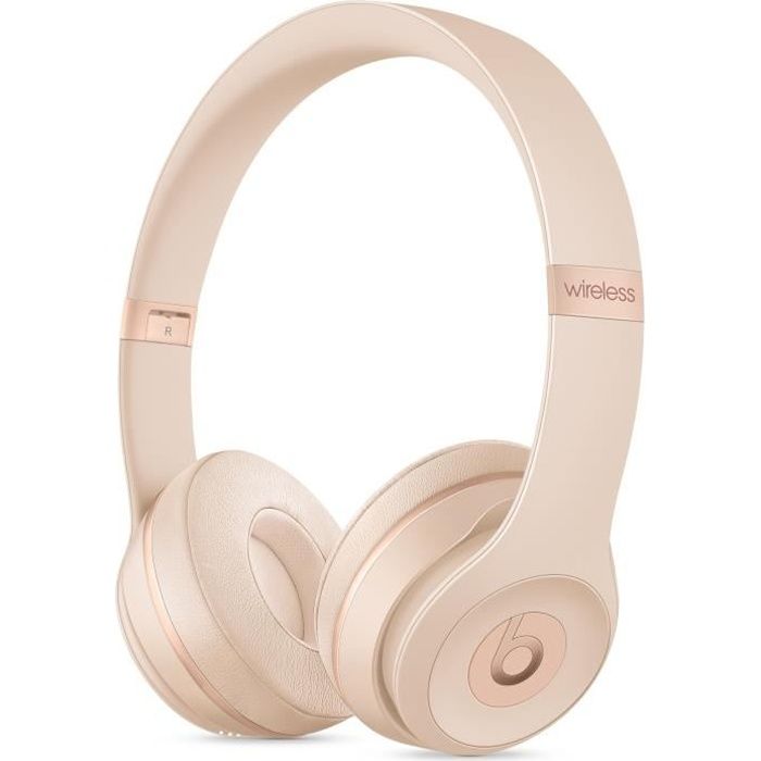 BEATS SOLO3 Casque bluetooth - Matte Gold Reconditionné - Beats by Dre reconditionné disponible sur Cdiscount Seconde Vie