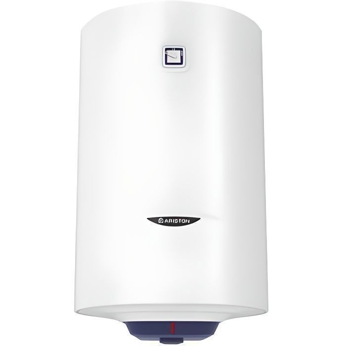 Ariston BLU1 R 80 V, verticale, Réservoir (stockage d'eau), Système de chauffe-eau unique, Intérieur, Electrique, Bleu, Blanc