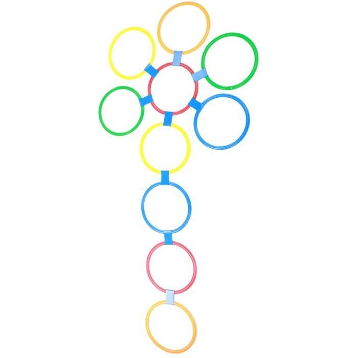 Lot De 10 Anneaux De Vitesse Pour Enfants – Cerceaux Sportifs Colorés, Entraînement Motricité, Jeux Extérieurs, Plastique Durable, 29 Cm