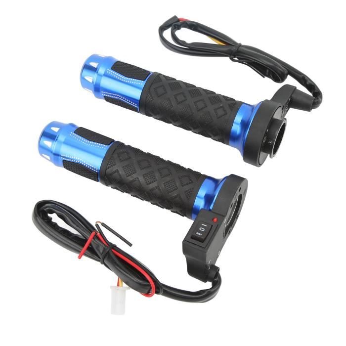 Poignées Chauffantes Moto/Vélo 12V - 3 Niveaux De Température (40°C/50°C/60°C) | Étanches IP67, Faciles à Installer
