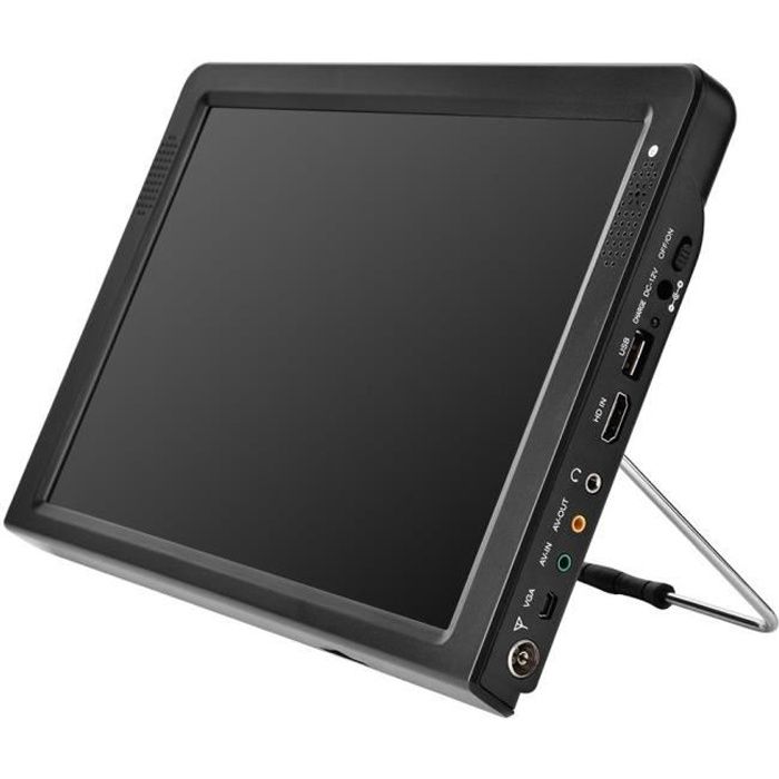 Téléviseur Portable 7 pouces - HILILAND - DVB-T-T2 - HD 1080p - Écran TFT-LED - Rechargeable