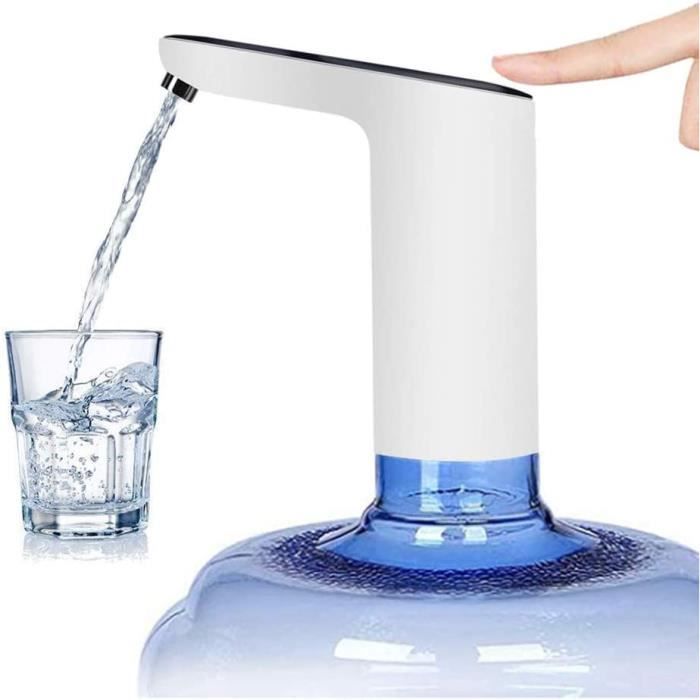 Pompe à Bouteille D'eau, Distributeur D'eau Automatique Pour Bouteille De 5 Gallons, Charge De Type C, Pompe Distributrice D'eau électrique Portable (noir