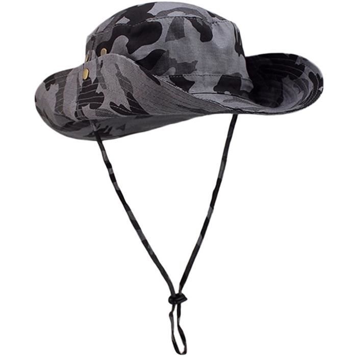 Chapeau Fisherman Boonie Hat Bobs Randonnée Chapeau de Soleil Brousse