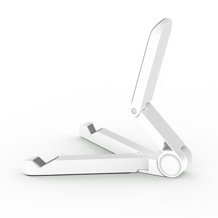 Support Universel Pliable Pour Tablette - Réglable En Angle, Fixation Adhésive - Pour Bureau, Lecture - 3