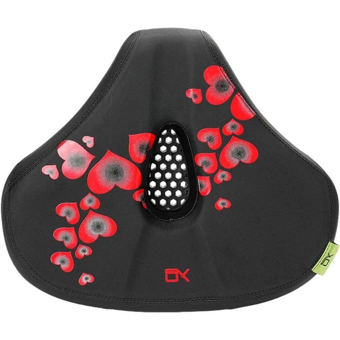 Housse De Selle De Vélo Bikeroo – Coussin Gel Violet, Confort Homme/femme, Rembourré