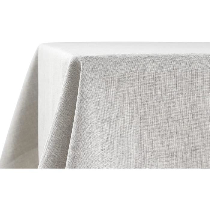 Decomira Chemin de Table anti tache effet lin - Facile à laver et repasser - Comme nappe de jardin en plein air pour table à manger - Gris foncé - 40x140 cm Decomira Chemin de Table anti tache effet lin - Facile à laver et repasser - Comme nappe de jardin en plein air pour table à manger - Gris foncé - 40x140 cm
