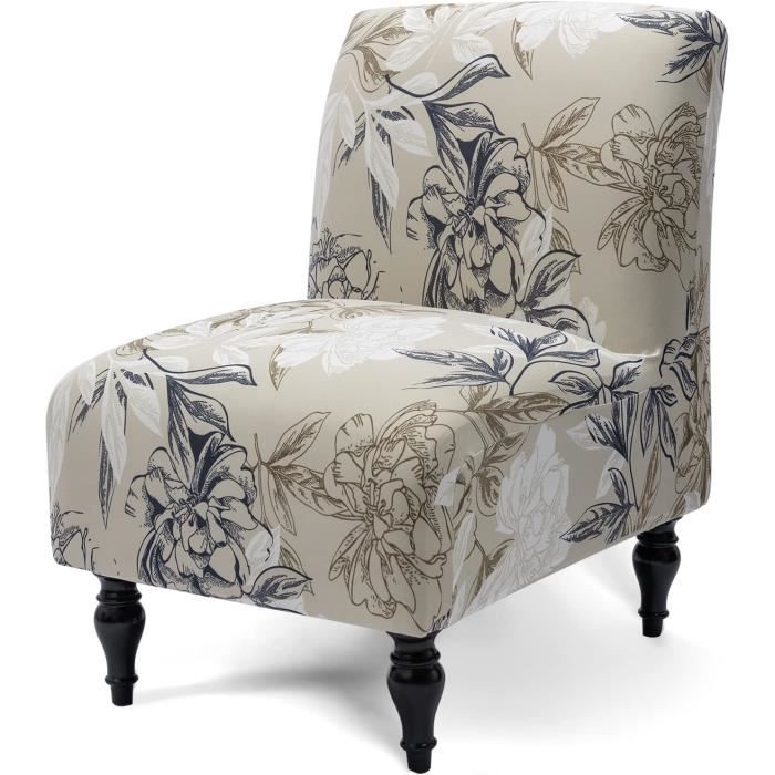 Protège Chaise Sans Accoudoirs élasticité Housse De Fauteuil Sans