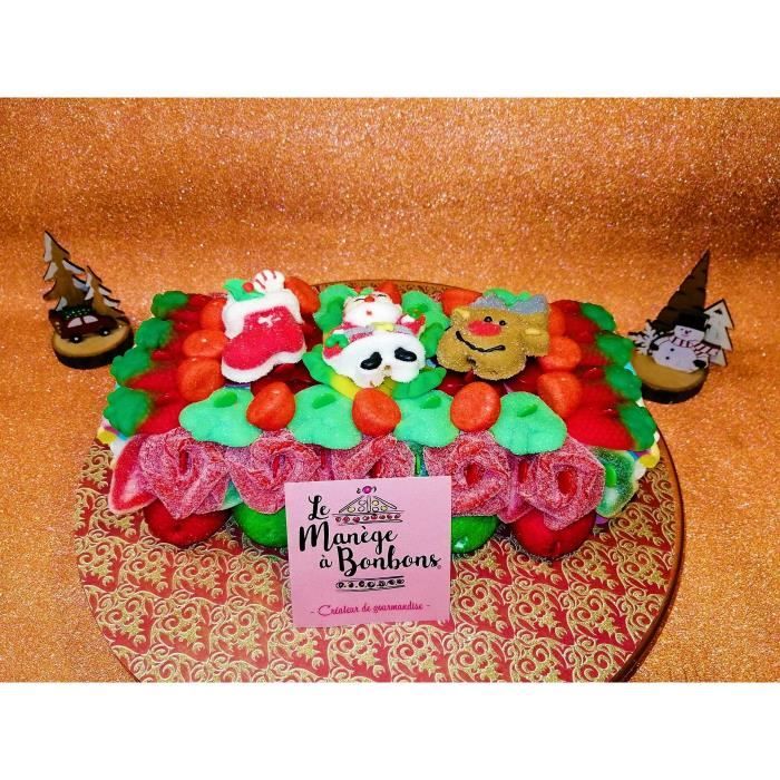 Gateau De Bonbons Buche De Noel Cdiscount Au Quotidien