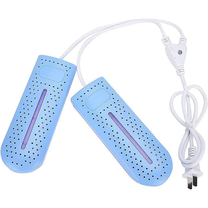 4 Lampes De Chaussures WASAGA Rechargeables USB - LED Mains Libres - 3 Modes - IPX5 - Rouge