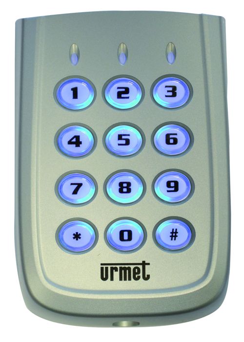 Clavier codé - URMET - 141202 - IP65 - Rétro-éclairage - 100 codes