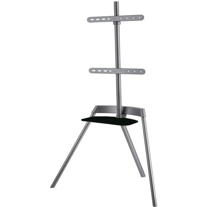 MBG - ART4265T - Support Tv - Trépied - Passes câbles - 40 kilos - 107 à 165 cm - Gris sidéral