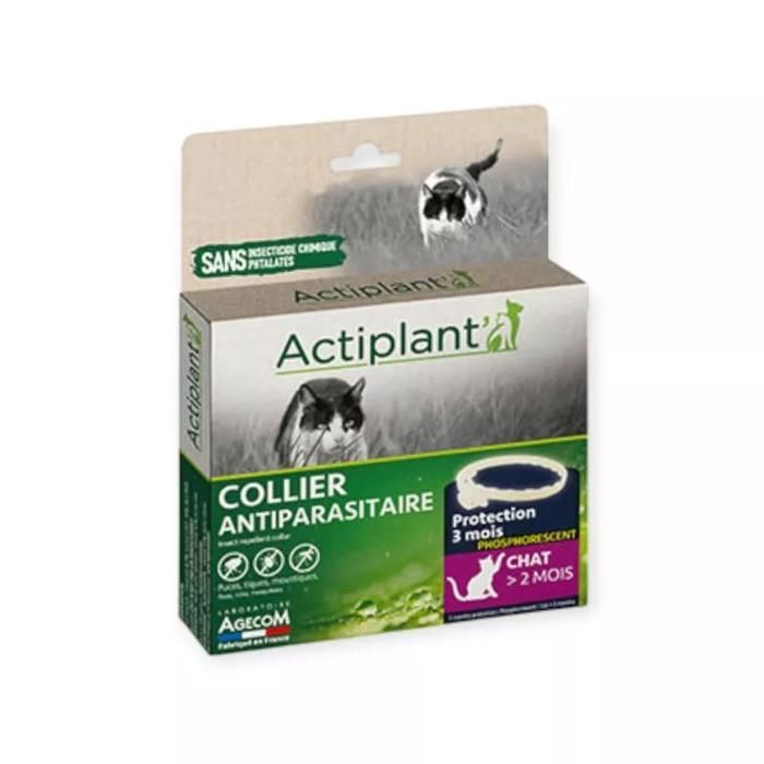 E.collier - collier antiparasitaire pour chat Phosphorescent - Cdiscount