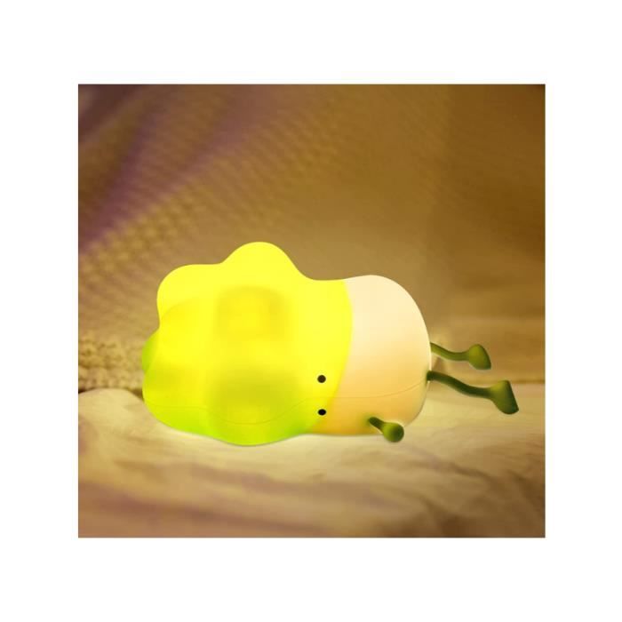 IKALULA Veilleuse Pour Enfants, Veilleuse Bébé Mouette Mignonne,LED Veilleuse Silicone Lampe