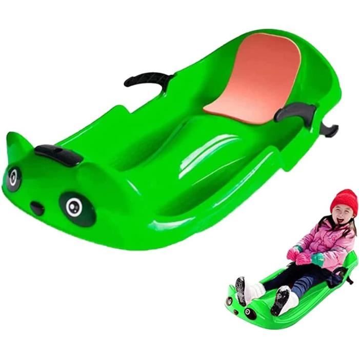 Luge à Tapis Volant Enroulable, Légère Et Portable Pour Enfants Et Adultes 133 X 457 Cm Bleu