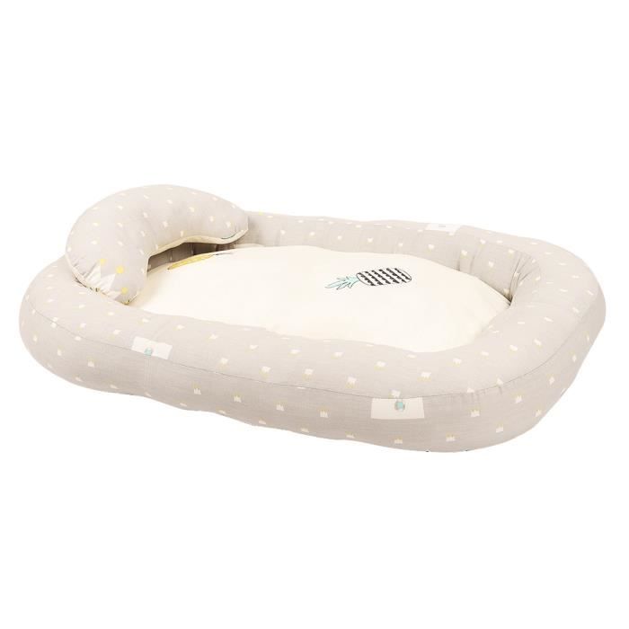 Nid de bébé multifonctionnel Super grand lit pliant rond nouveau-né bébé bionique coton doux respirant berceaux portables lit