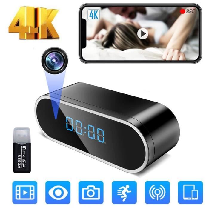 Mini Caméra Espion VTCWORLD SmartCam 4G WiFi - Vision Nocturne, Alerte Directe Sur Appli (NEUVE)