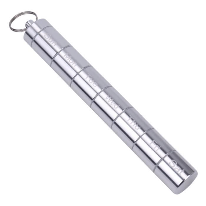 Mini Boîtier étanche Rond EDC - Pour Pilules, Lentilles De Contact, Accessoire Compact