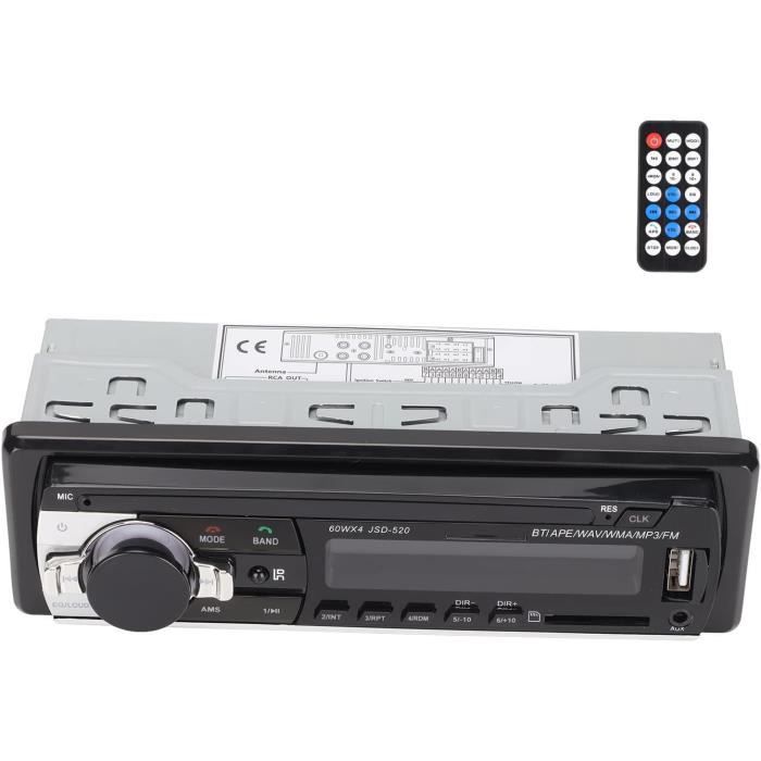 Autoradio 1 DIN Avec Bluetooth 5.1, Commande Vocale, GPS Voiture, USB Rapide – Compatible RDS/FM/AM/MP3, Pour Voiture Européenne