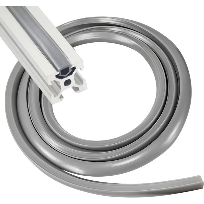Etanchéité Rainure 6mm Joint Caoutchouc Profile Aluminium 10m - Série 20 Joint En Caoutchouc Extérieur