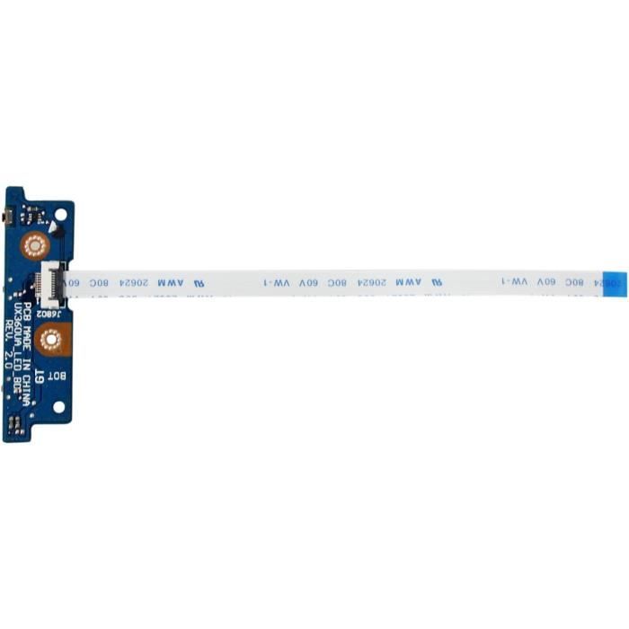 Gintai Carte Mère Power Switch Bouton Alimentation Avec Câble Pour HP Probook 450 G4 455 G4 - DA0X83PB6D0 905754-001
