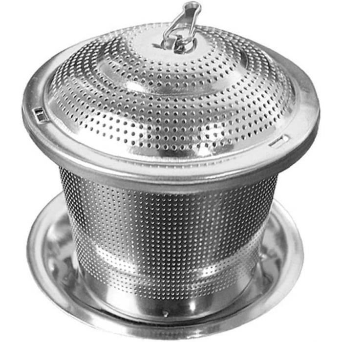 Infuseur Boule Épices Acier Inoxydable 8cm - Avec Chaîne - Idéal Soupes, Ragoûts Et Thé