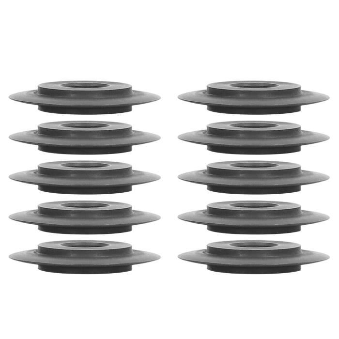 Lot De 10 Roues Coupe-Tuyau Acier Manganèse - Lames Rechange Cuivre Laiton Aluminium