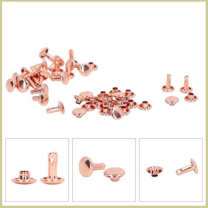 Rivet tête bombée en acier 8mm - La Mine de Fer