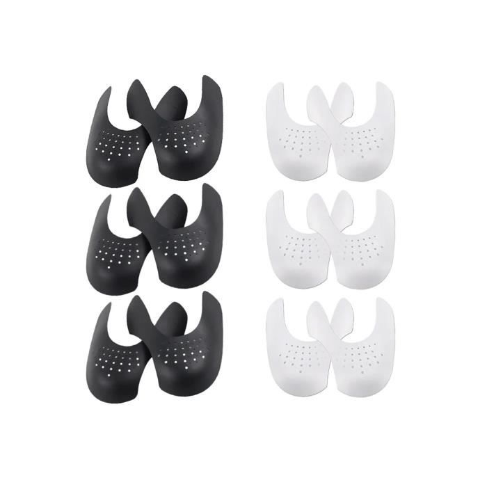 6 paires anti plis chaussure protecteur boîte à orteils, prévenir les  chaussures de sport pli protecteur pour femme (35-39) Blanc - Cdiscount  Chaussures