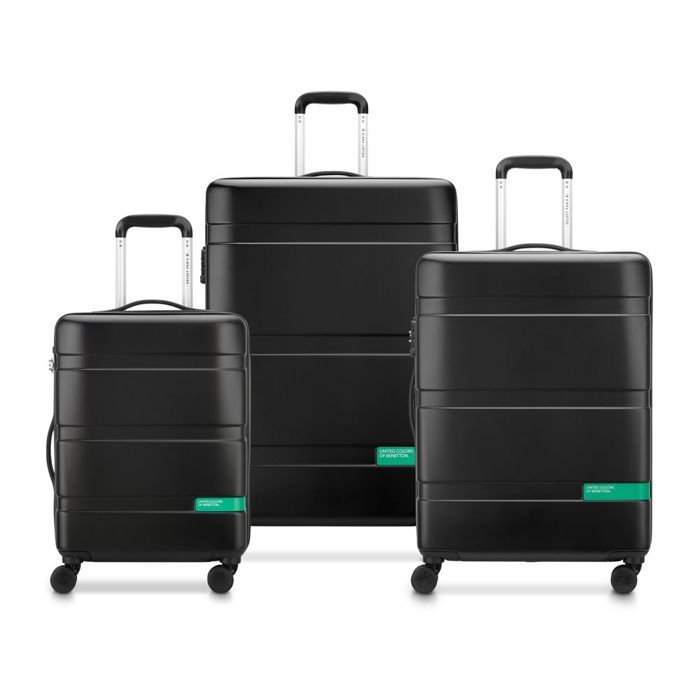 Valises Rigides Delsey Meteor - Lot De 3 - ABS/PC - 4 Roues Doubles Et Serrure TSA