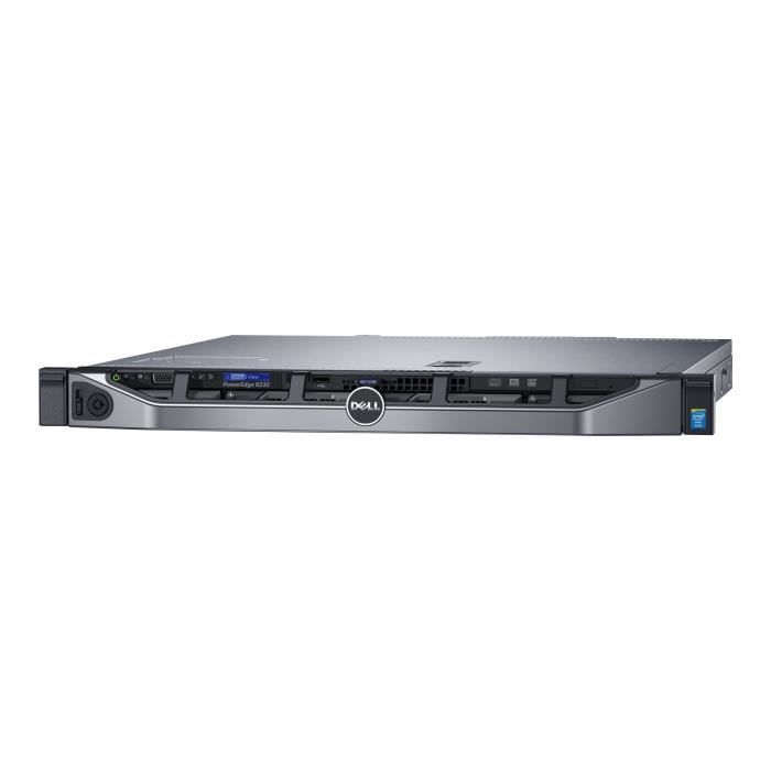 Poweredge R230 Indicators DELL Serveur PowerEdge R230 1U - Rack - 1 x Xeon E3-1220 v6 - 8 Go RAM ...