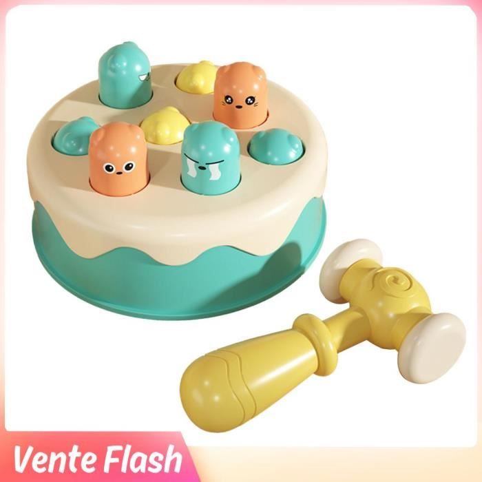 Jeu De Chasse-taupe – Mini Arcade Avec 3 Taupes, Moteur, Abs, Piles AA Non Incluses, 14,5 X 15,5 X 17,5 Cm, Dès 3 Ans