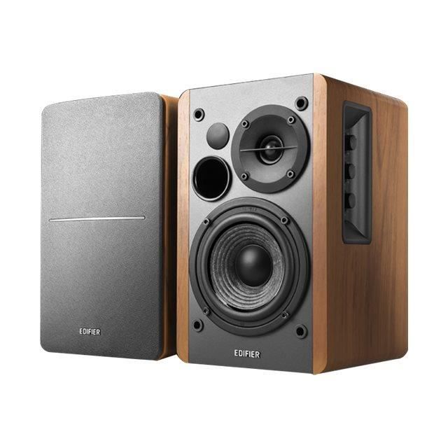 Edifier Studio 1280T - Haut-parleurs étagère 2 voies 42W - Marron