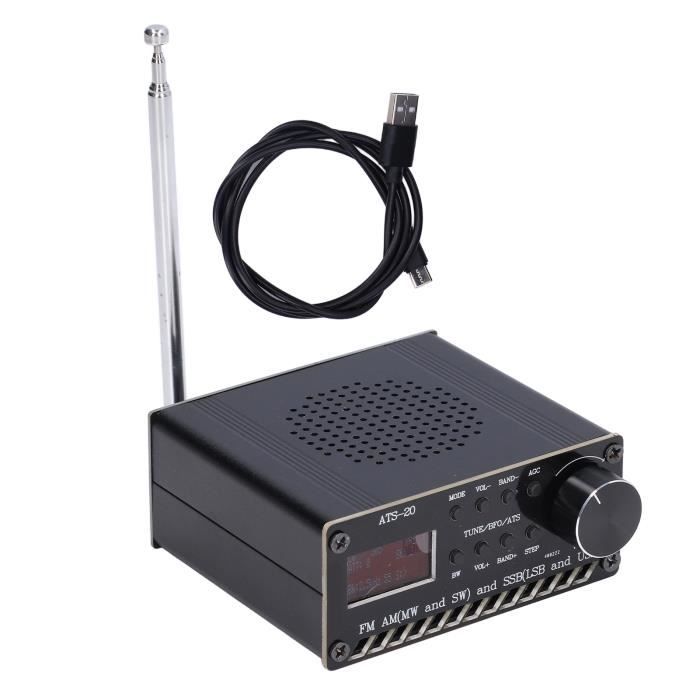 Récepteur Radio Pleine Bande FM AM SSB - Scanner Portable Avec Haut-Parleur Et Antenne En Alliage D'Aluminium