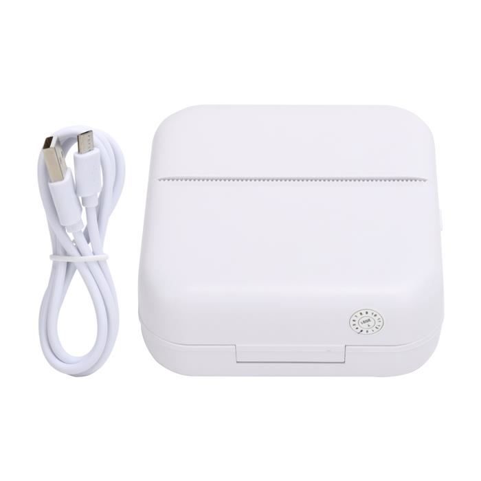 Mini Imprimante Thermique Portable LDERFIV - Bluetooth, Sans Encre | Papier Inclus
