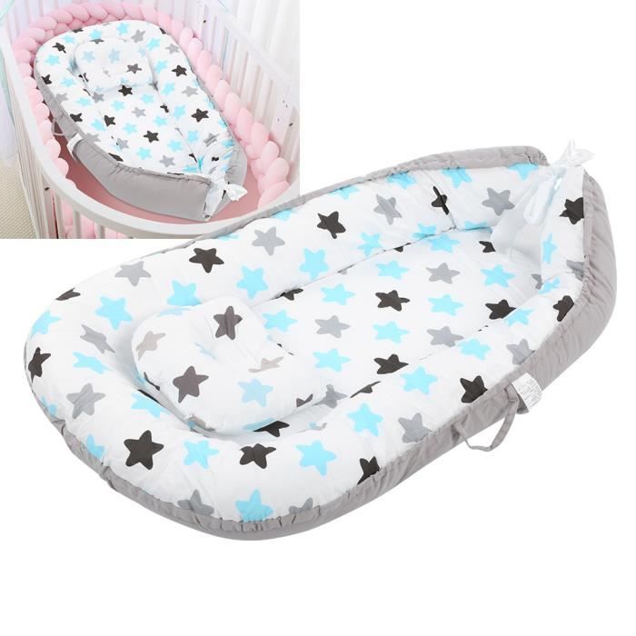 Chaise longue pour bébé Chaise Longue de Bébé Lit de Nid de Bébé Pliable Portable Lit de