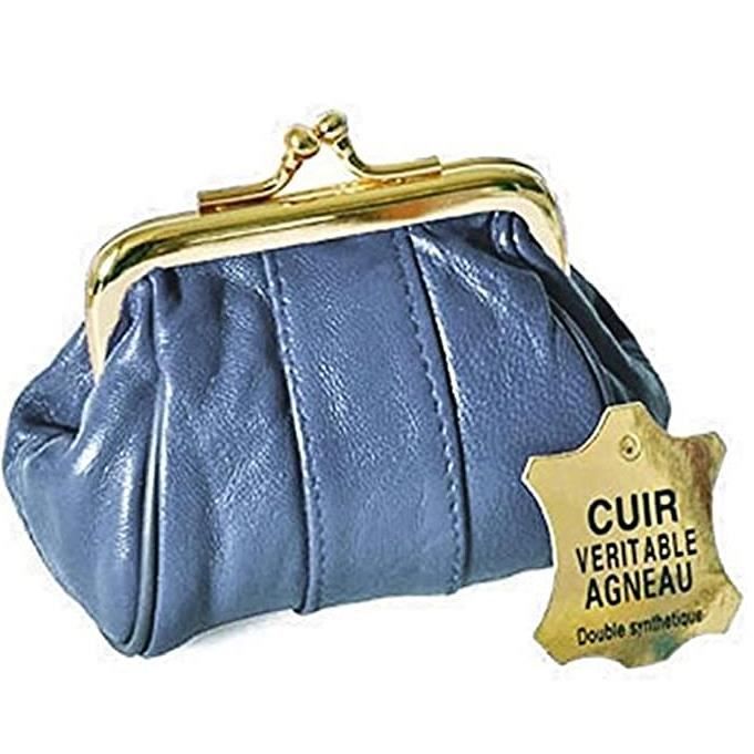 Porte-monnaie Compact Billets Pièces Porte-Monnaie Clic Clac En