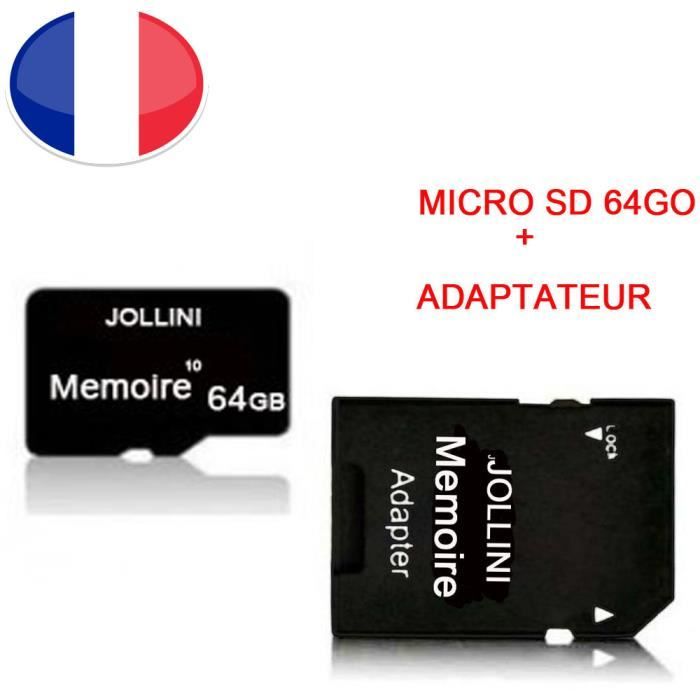 Carte Mémoire Mini SD 64 Go Haute Vitesse - Neuf Scellé Sous Blister, Envoi Gratuit, Marque InTheWorld