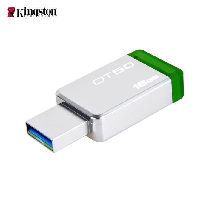 Kingston - DT50 - Clé USB 16 Go USB 3.1 - Clef USB 16 Go - Flash