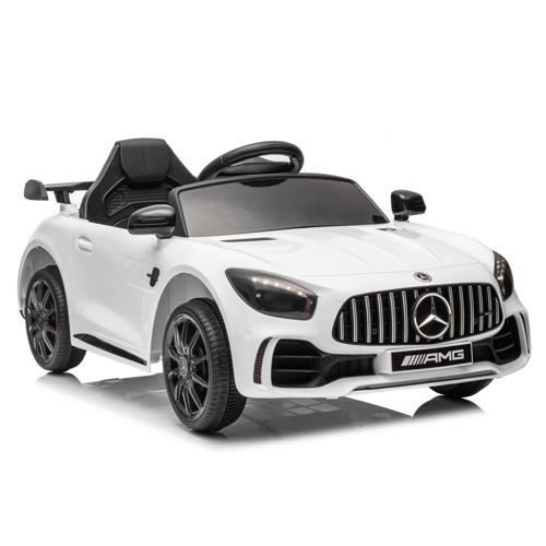 Mercedes Benz Voiture Électrique 12V pour Enfants 3-8 Ans, Blanc
