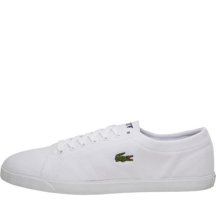 Baskets LACOSTE 42,5 blanc Homme Chaussures Lacoste Homme Baskets Lacoste Homme Baskets Lacoste Homme 