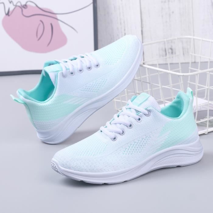 Chaussure de Course Sport Femme Respirant Légère Mode Marche Fitness Tennis  Outdoor Gym Sneakers Running Jogging running Sneakers-Q5 - Cdiscount Sport