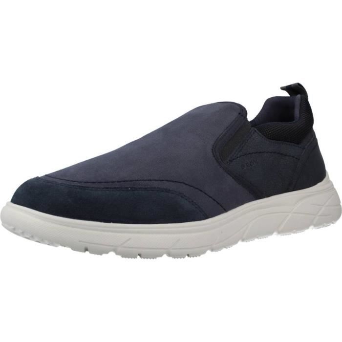 Geox Baskets GEOX U PORTELLO Bleu - Homme - Lacets - Plat
