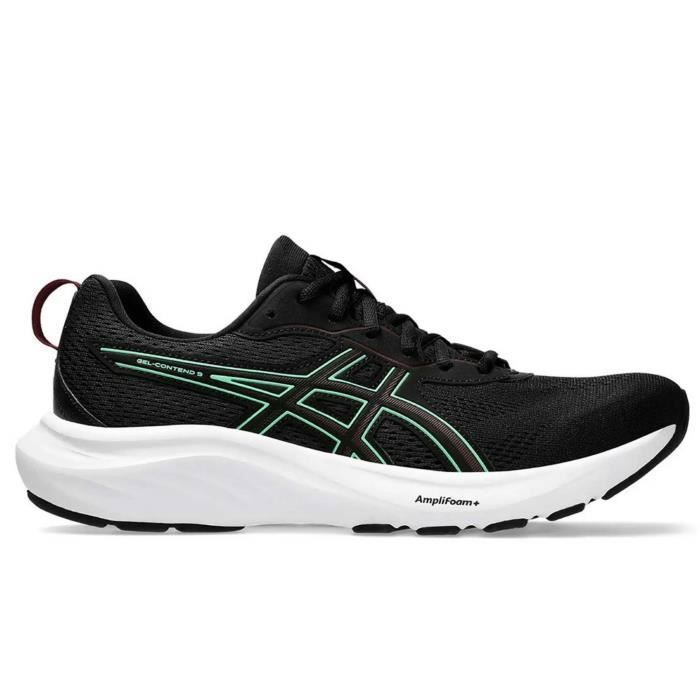 Chaussure de Course - ASICS - Gel-Contend 9 - Noir - Homme - Régulier - Running - Drop 10 mm