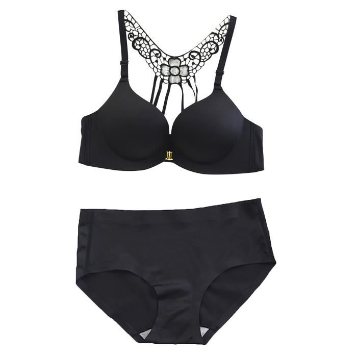 Soutien-gorge Dentelle Imprimé Femme 2025 - Élastique, Coloré, Taille 105E (beige) - Sous-vêtements Mode