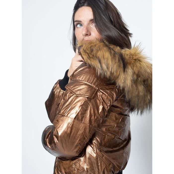Doudoune clearance femme dorée