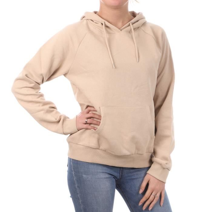 Sweats à capuche beige femme