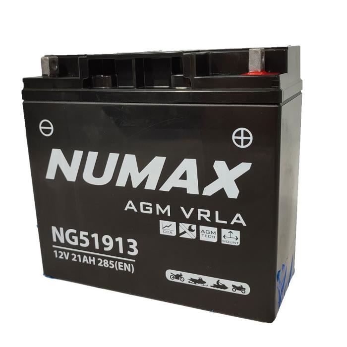 Batterie moto Numax Supreme GEL Harley YG51913 12V 21Ah 390A